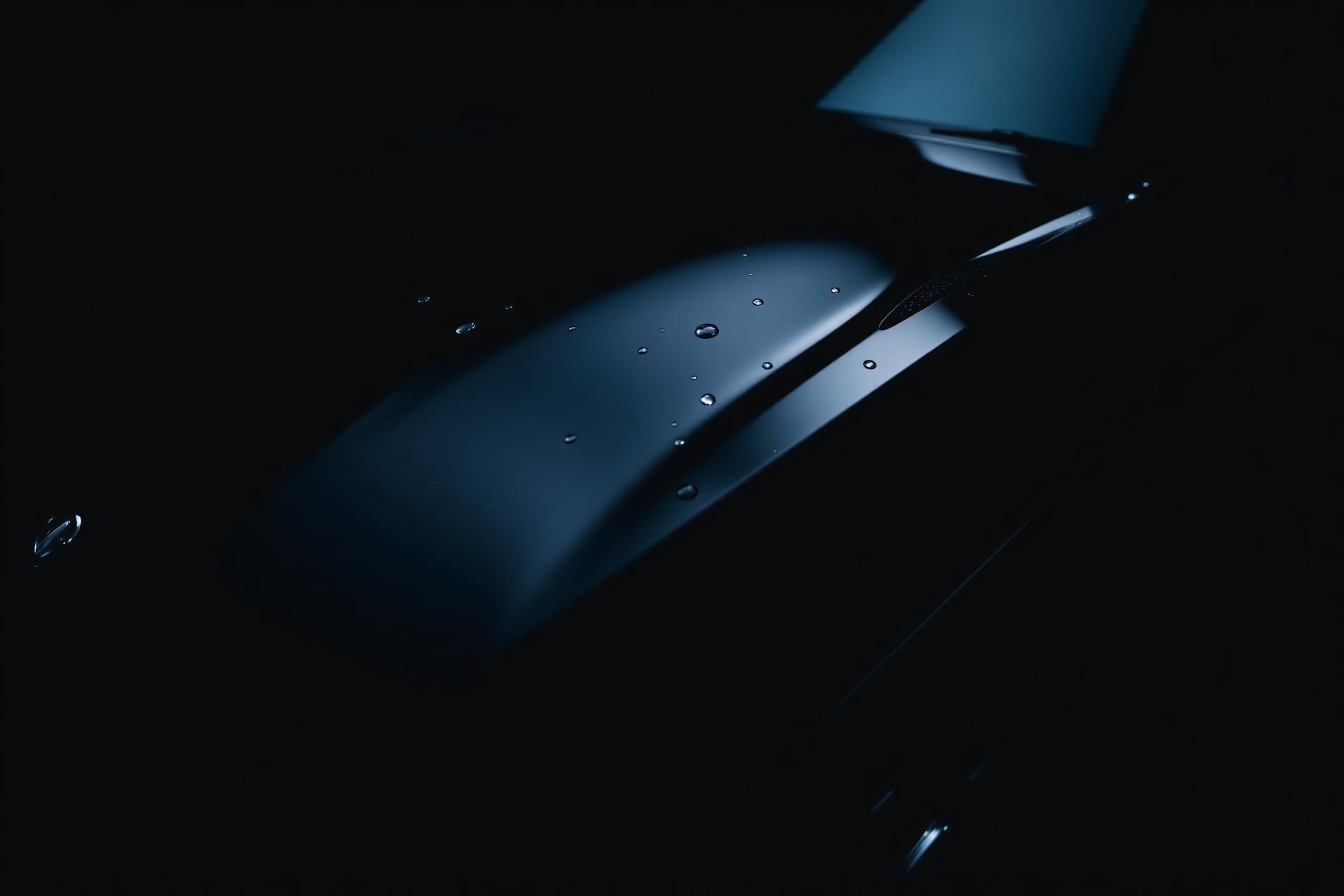 Freshly detailed luxury vehicle with mirror finish